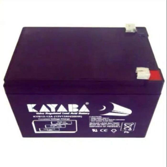 Aki Baterai Kering MF VRLA UPS Sepeda Listrik KAYABA 12V 12Ah GEL