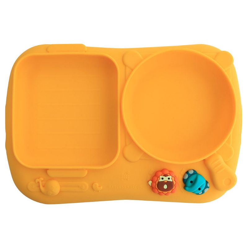 Marcus&amp;Marcus Creative plate With Suction - Piring Makan Bayi