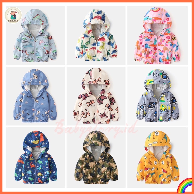 Jaket Anak Unisex Jaket Parasut Anak Jaket Bayi Premium Import Jaket Anak Laki Laki / Jaket Anak Perempuan Jaket Anak Unisex