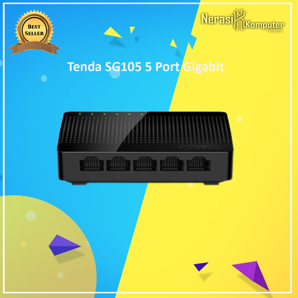 Tenda SG105 5-Port Gigabit Desktop Switch