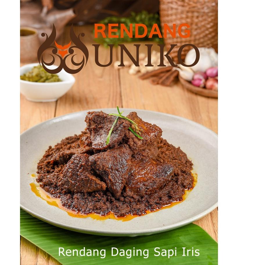 

Pasti Laris ♗ Rendang Daging Sapi Mini Asli Minang Khas Padang Kemasan Ekonomis Murah 125gram''