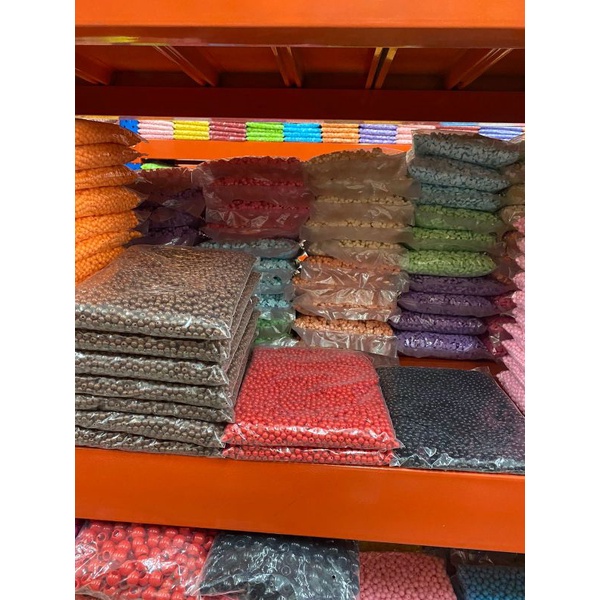 (Pon ) Mote Susu Bulat Manik Manik Bulat Pastel 4/6/8mm Bahan