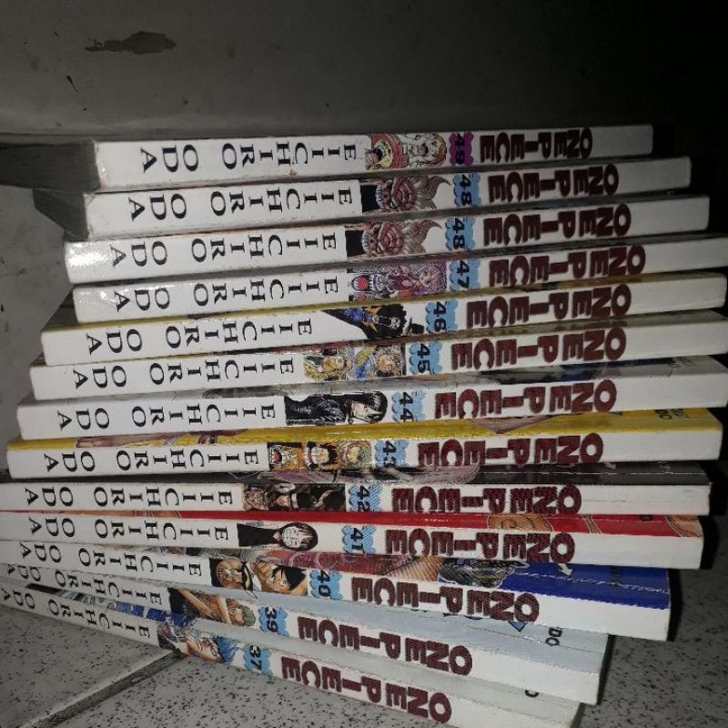 komik one piece bekas/preloved mulus vol 37,39,40,41,42,43,44,45,46,47,48,49 (part 2)