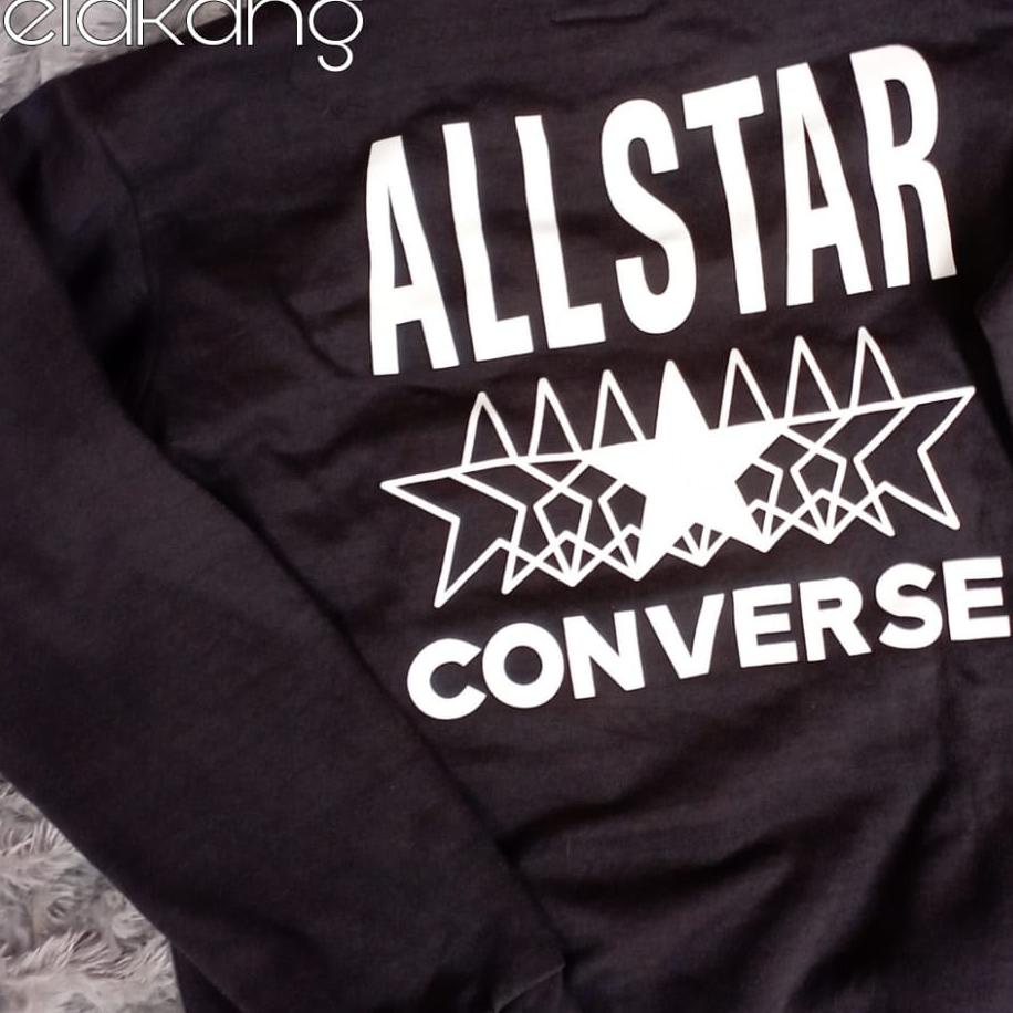 Best Seller HOODIE CONVERSE ALL STAR BLACK EDITION