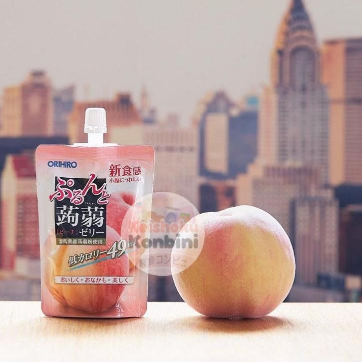 

trxZ5l5K--Orihiro Peach Konjaku jelly drink 130g / minuman diet / minuman jepang / minuman impor / diet