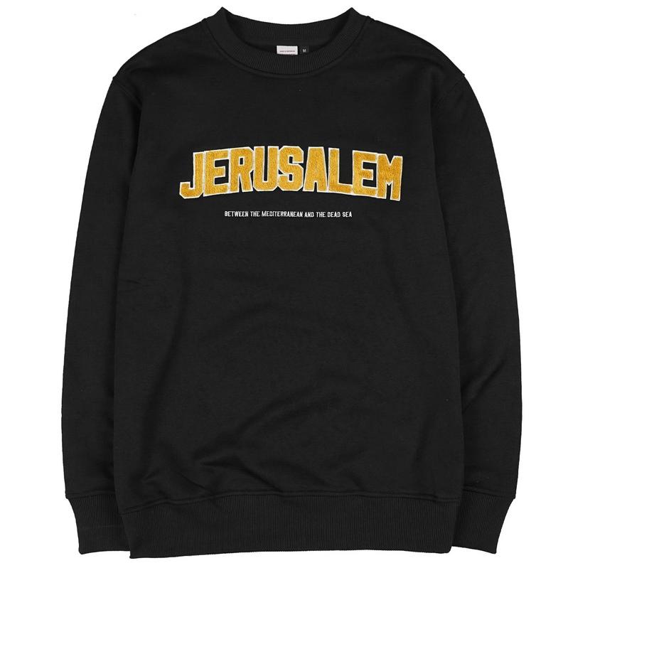 Rekomendasi Noforty Project Sweater Crewneck Jerusalem Black