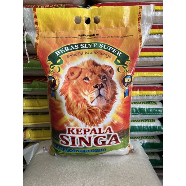 

BERAS KEPALA SINGA ( kualitas premium ) 10 kg