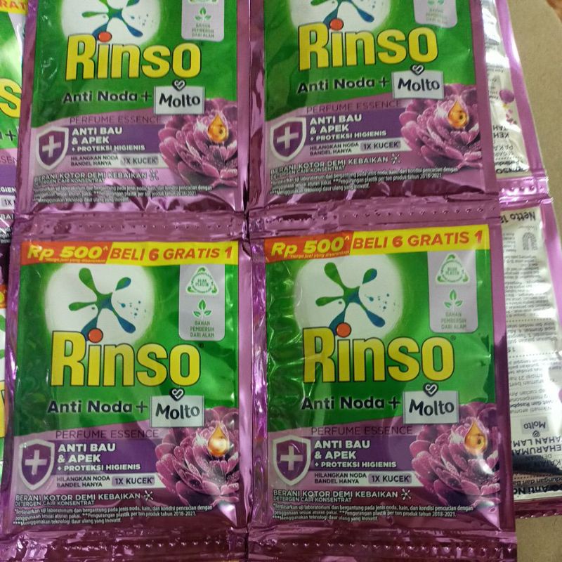 RINSO  MOLTO DETERJEN SACHET