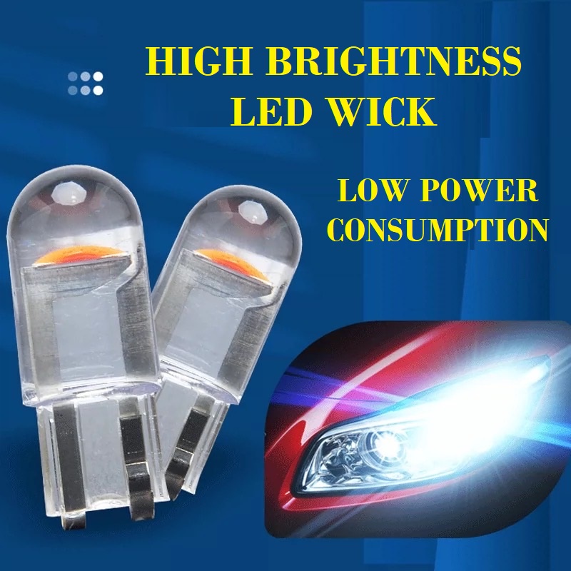 LUCKYMALL LAMPU LED T10 RESIN FULL KACA 360 SENJA PLAT SUPER BRIGHT SEIN MOBIL MOTOR UNIVERSAL CAR MOTORCYCLE