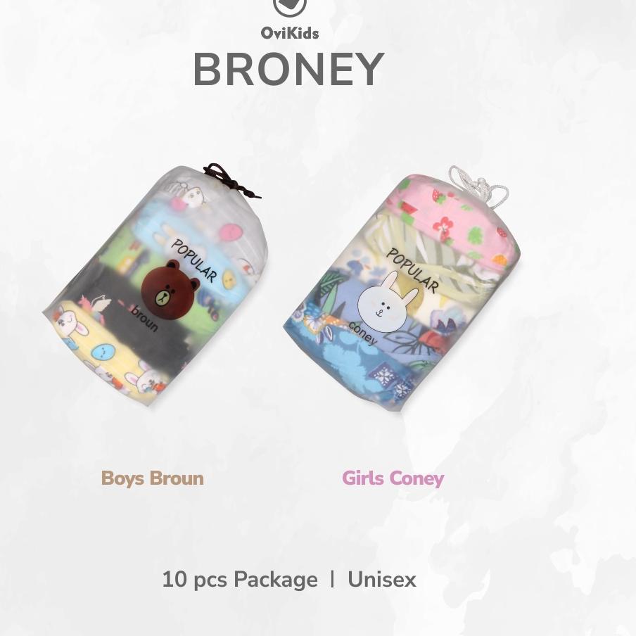 Terpercaya OVIKIDS-UNDIES-SIDI L BRONEY | Celana Dalam Paket 10 Pcs Anak Laki-Laki Perempuan
