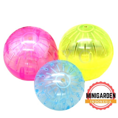 EXERCISE WHEEL BOLA MAINAN HAMSTER SUGAR GLIDER RT-679 bola putar jogging 13cm