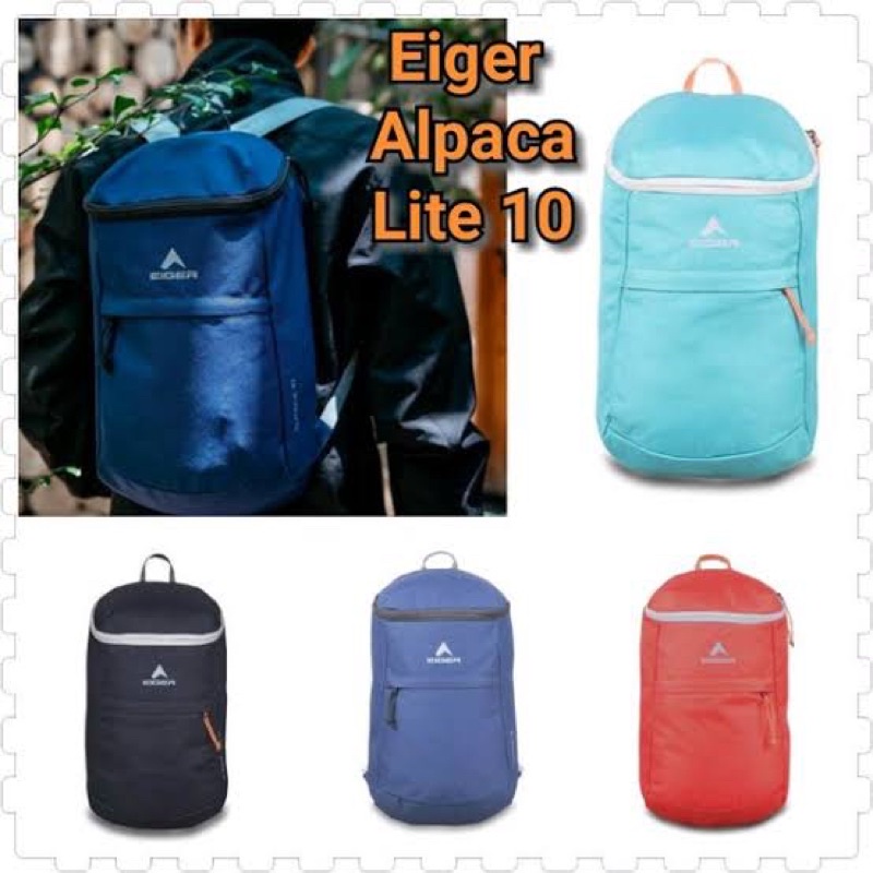 NEW ORIGINAL100% Eiger1989 Tas Ransel Alpaca Lite 10L Backpack Daypack