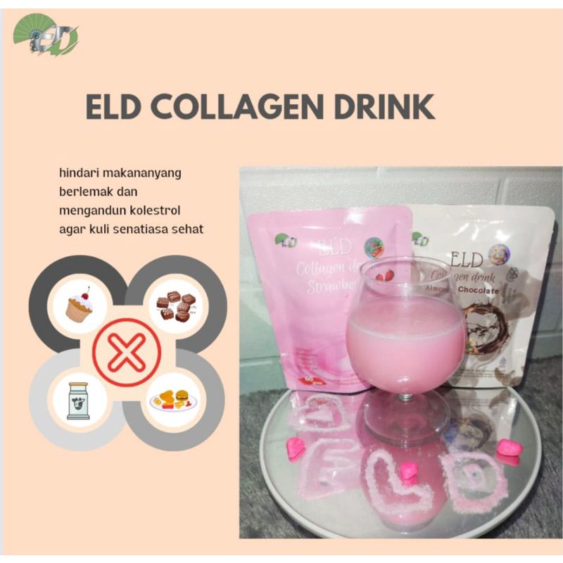 ELD Collagen Drink minuman pemutih dan pelangsing BPOM