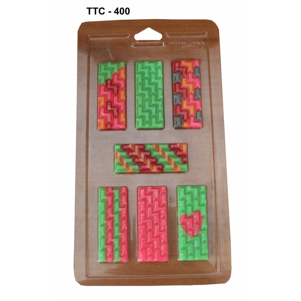 CETAKAN COKLAT MODEL PAGAR ZIG ZAG / TTC 400