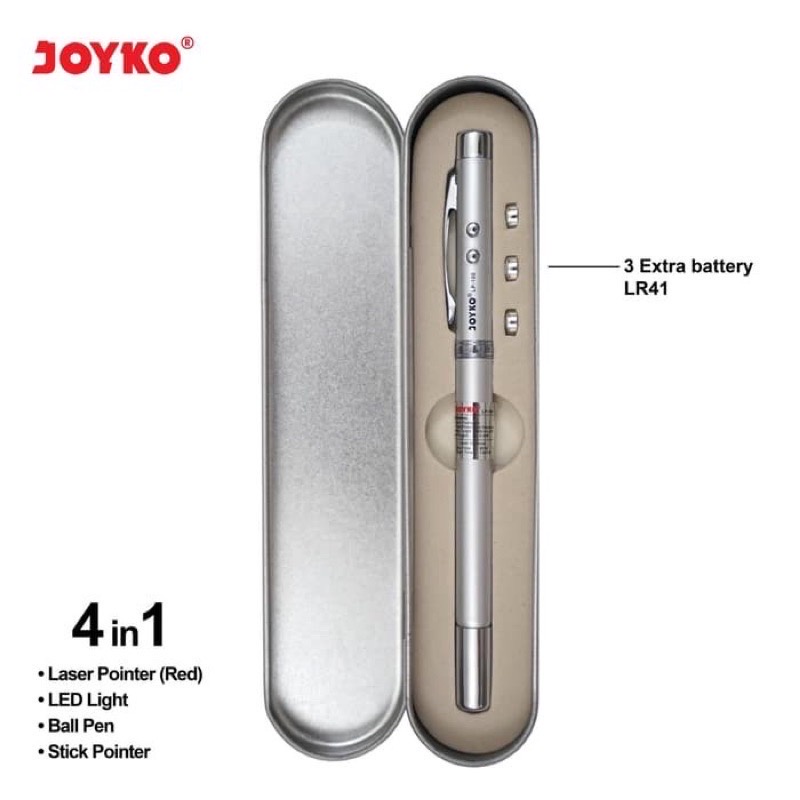 

Pulpen Laser Pointer Joyko LP100 4in1