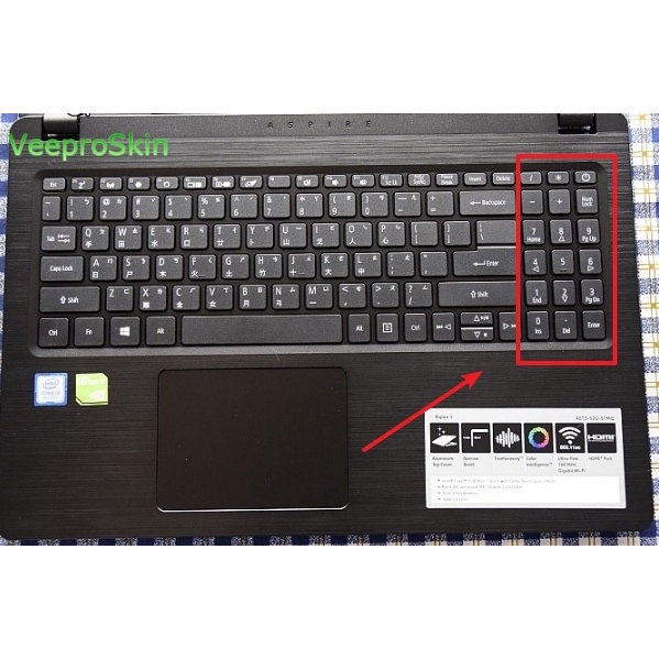 Skin Silikon Cover Keyboard Laptop ACER ASPIRE VERO AV15-51 AV15 51 55B2 57WC 522W 7617 15.6 inch