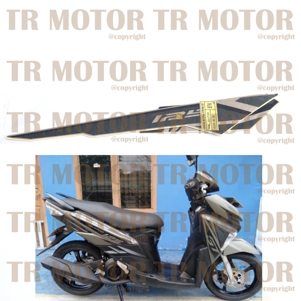 Stiker Motor Soul GT 2018 Sticker Striping Lis Full Set Motor