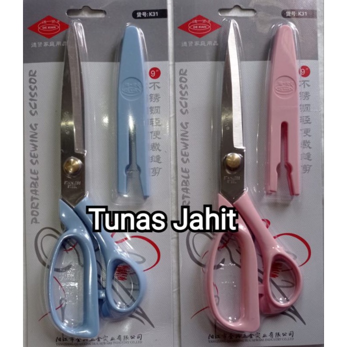 

Gunting Kain DE Xian Dexian Asli 8 dan 9 inch