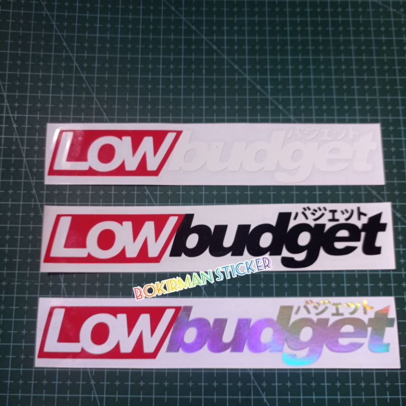 STICKER CUTTING LOW BUDGET