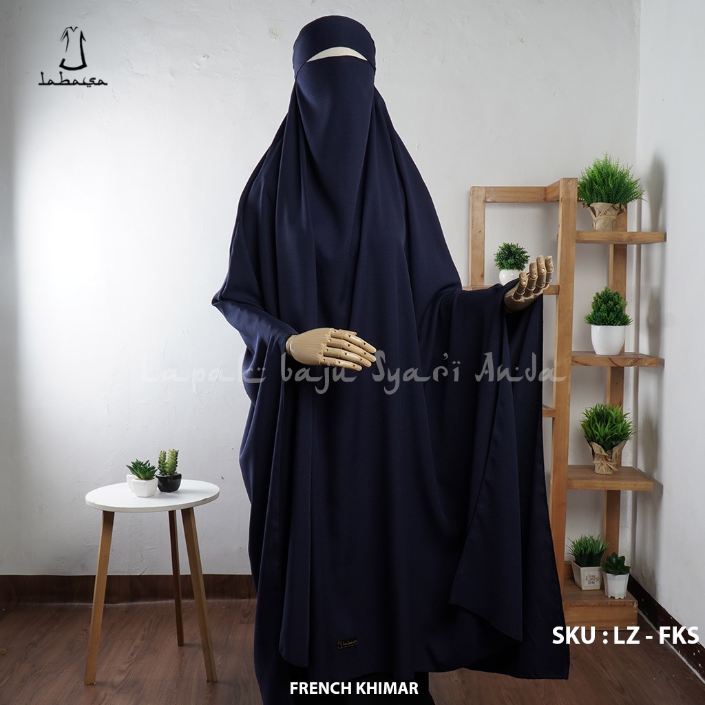 French Khimar Jumbo Square Handsplit Labasa Ori | French Hijab | Fashion Muslim