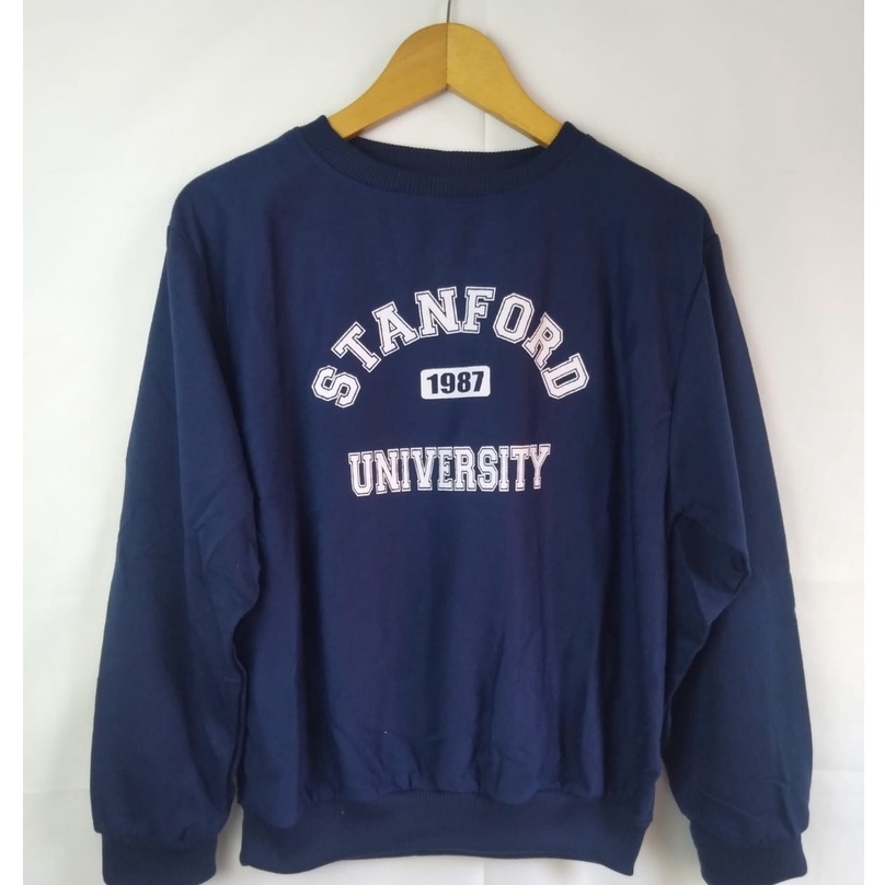 Sweater Wanita Pria Stanford Bahan Fleece