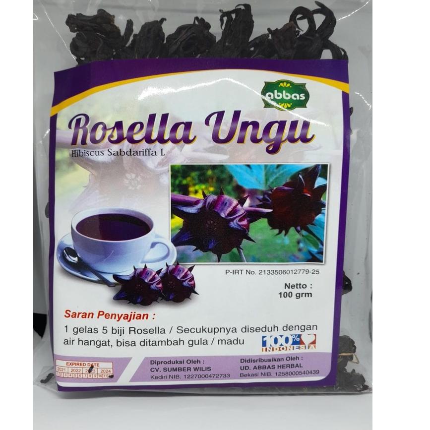 

Makin murah--Teh Bunga Rosela Ungu abbas 100gram