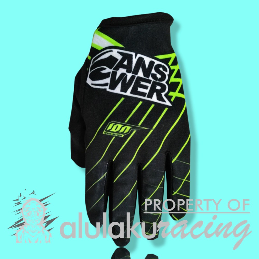 Sarung Tangan Fullprint Motocross Slimfit Design - Answer