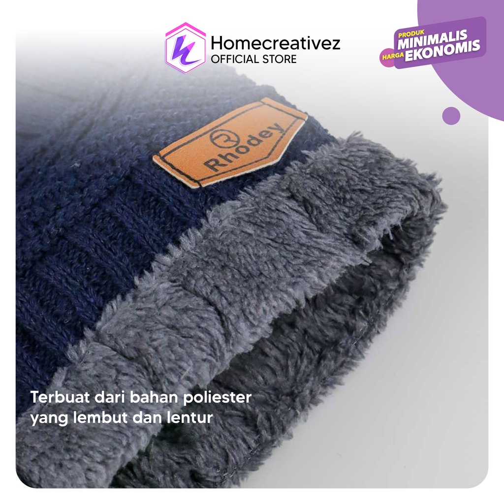 HC - Kupluk Pria Wanita Wool Topi Kupluk Outdoor Dewasa Winter Beanie Hat Unisex - Kupluk Rajut Murah