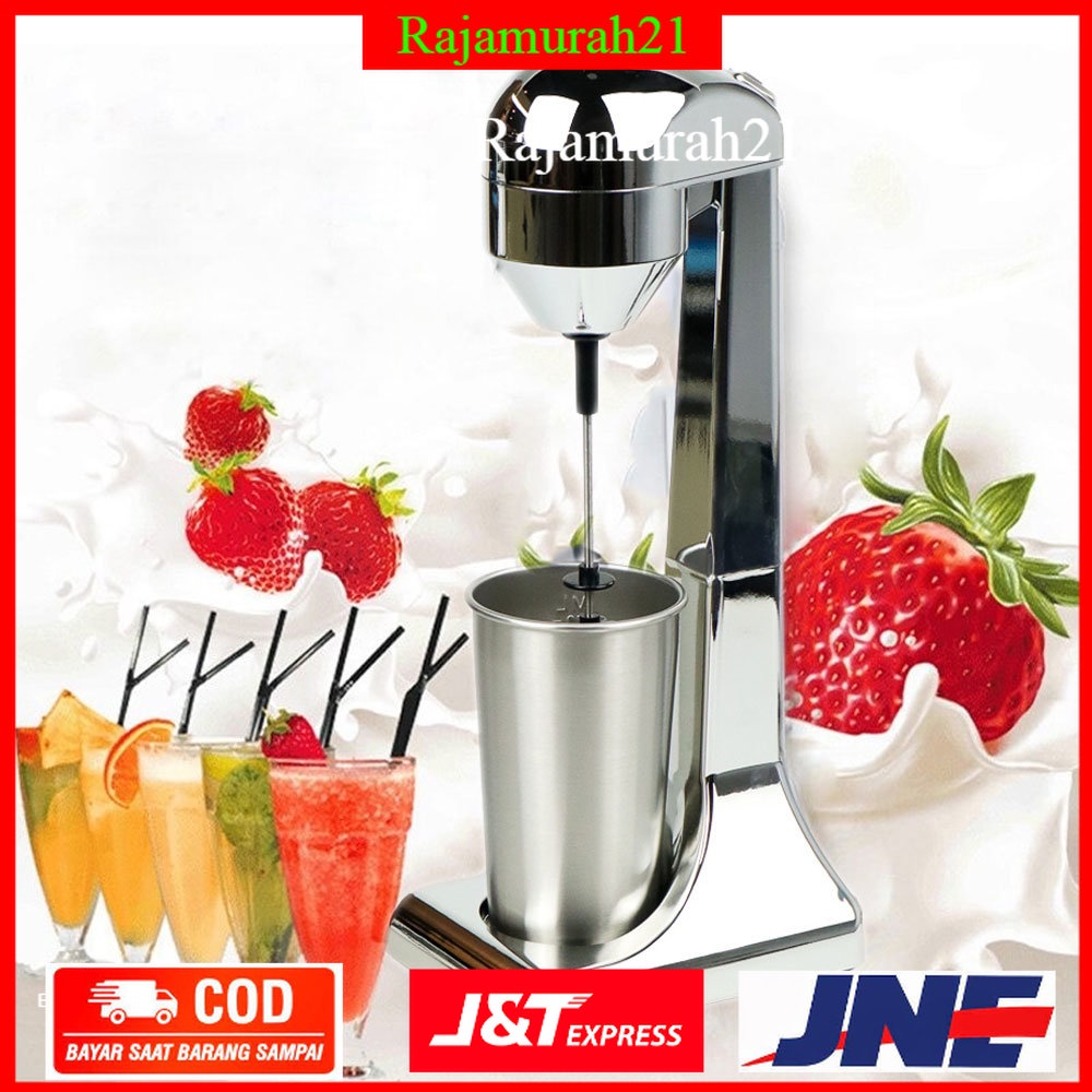 HOPING Mixer Elektrik Alat Pengaduk Pengocok Minuman Otomatis - Silver - 7RHXYRSV