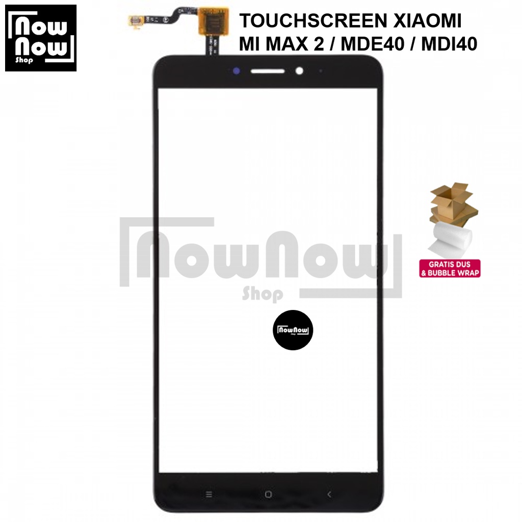 TOUCHSCREEN TS LAYAR SENTUH TC XIAOMI MI MAX 2 MDE40 MDI40 TOUCH SCREEN KACA LCD KACA LAYAR DEPAN