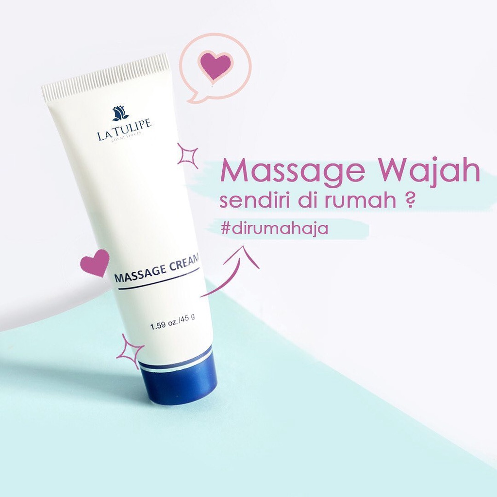 LATULIPE MASSAGE CREAM | Massage Cream Wajah | Krim Pijat La Tulipe - RF KOSMETIK KENDARI
