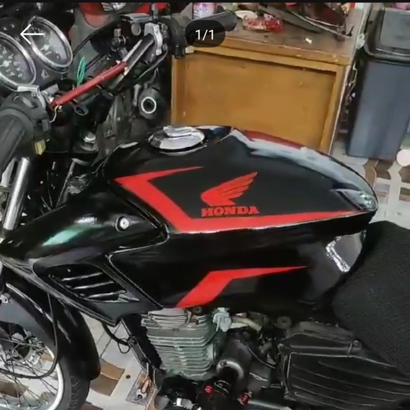 kondom tangki / cover tangki tiger revo / honda tiger revo