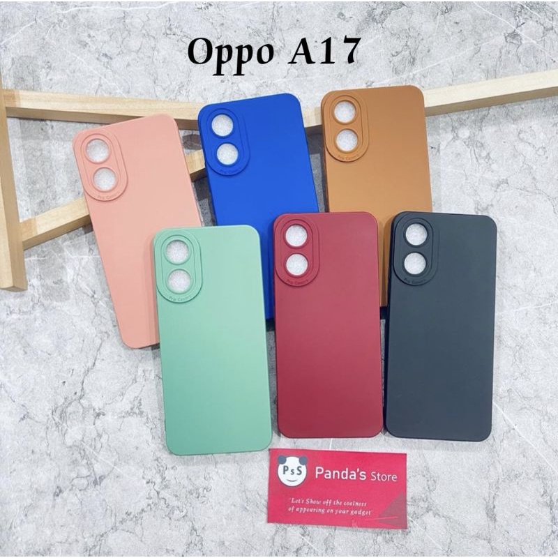 Softcase Pro Camera Oppo A17 2022 Candy Case Full Color 3D Silikon TPU