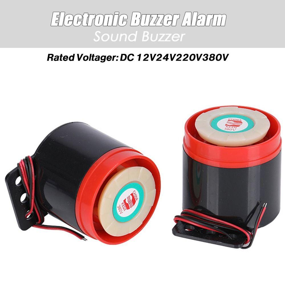 Preva Alarm Bel Elektronik Alarm Buzzer Mini Alarm Desibel Tinggi 12V24V220V380V Nada Konstan