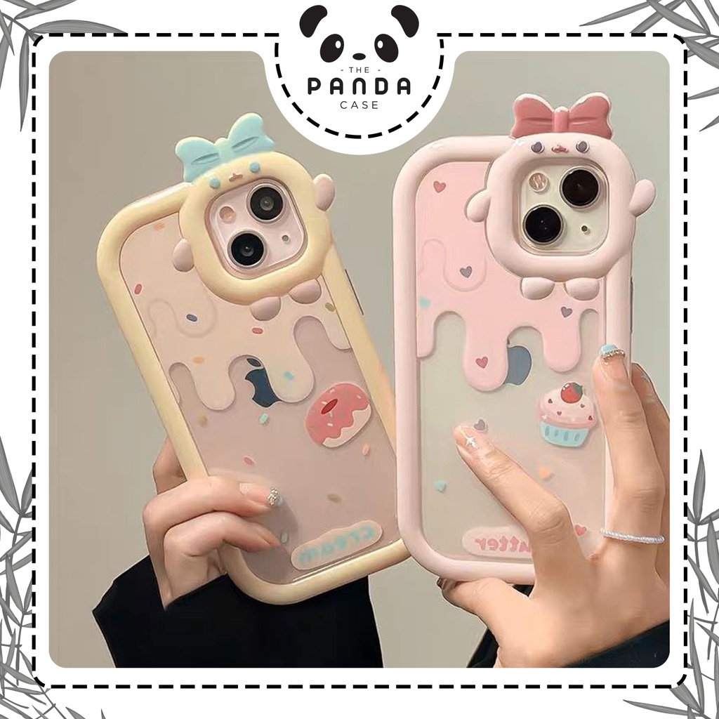 [TPC] Case Iphone Bunny Case Cute Korean Silicone Soft Case Shockproof Protection Camera BUNNY CASE IPHONE6 6S 7 8 PLUS X XS MAX XR 11 12 13 PRO PROMAX - IP058