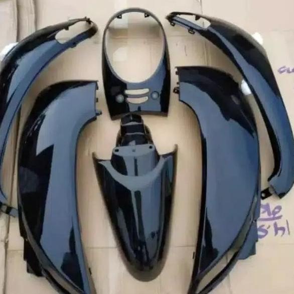 SPAREPART MOTOR READY COVER BODY HALUS FULL SET SCOOPY KARBU SPART