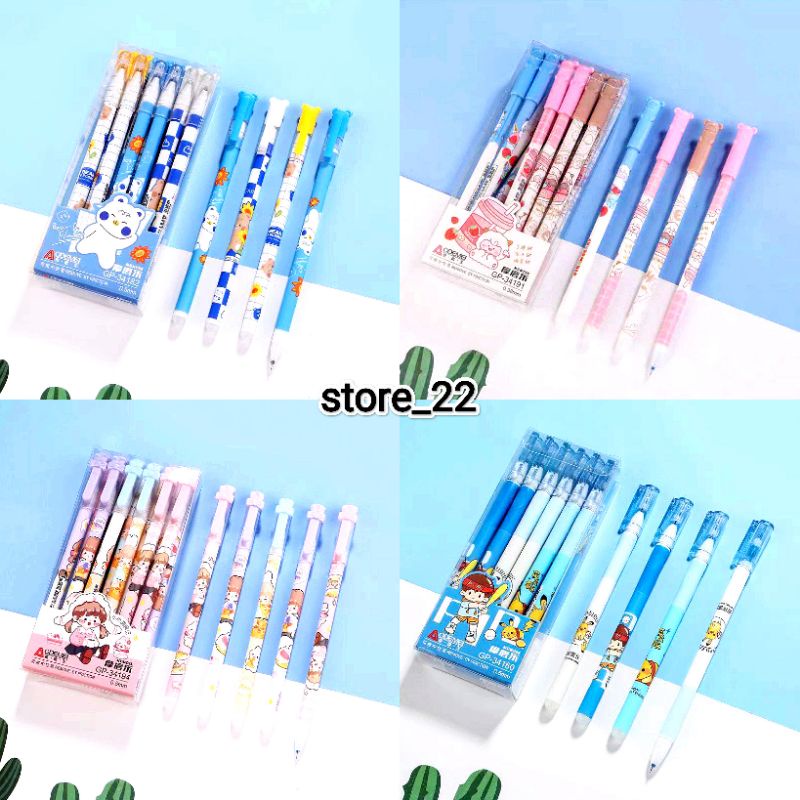 

12 pcs Erasable Pen Aodemei Pulpen yang tintanya bisa dihapus(Ready Stock)