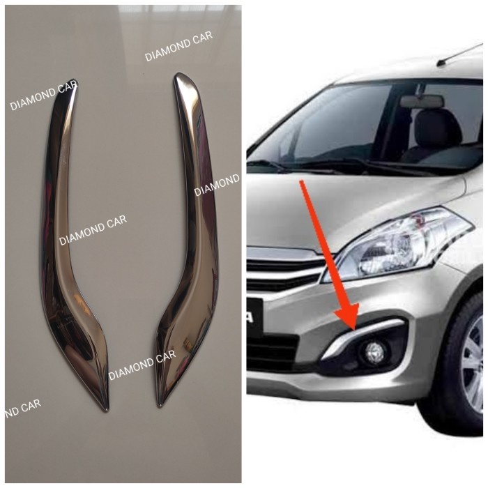 Cover List Foglamp Chrome New Ertiga 2016