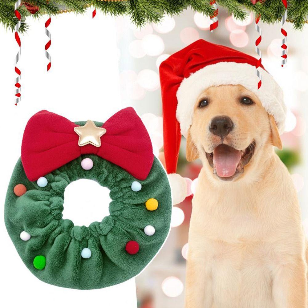 Solighter Pet Collar Circle Washable Properti Foto Tutup Kepala Lingkaran Leher