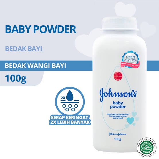 Johnsons baby powder 100gr ORIGINAL-BPOM