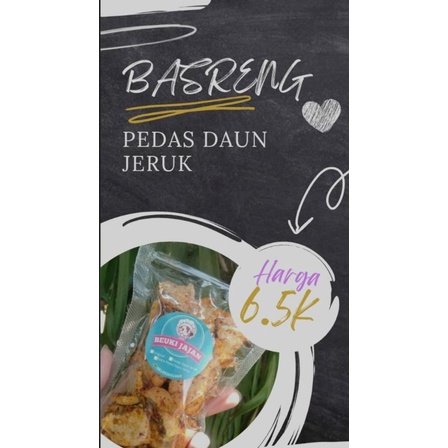 

Basreng pedas daun jeruk beukijajan