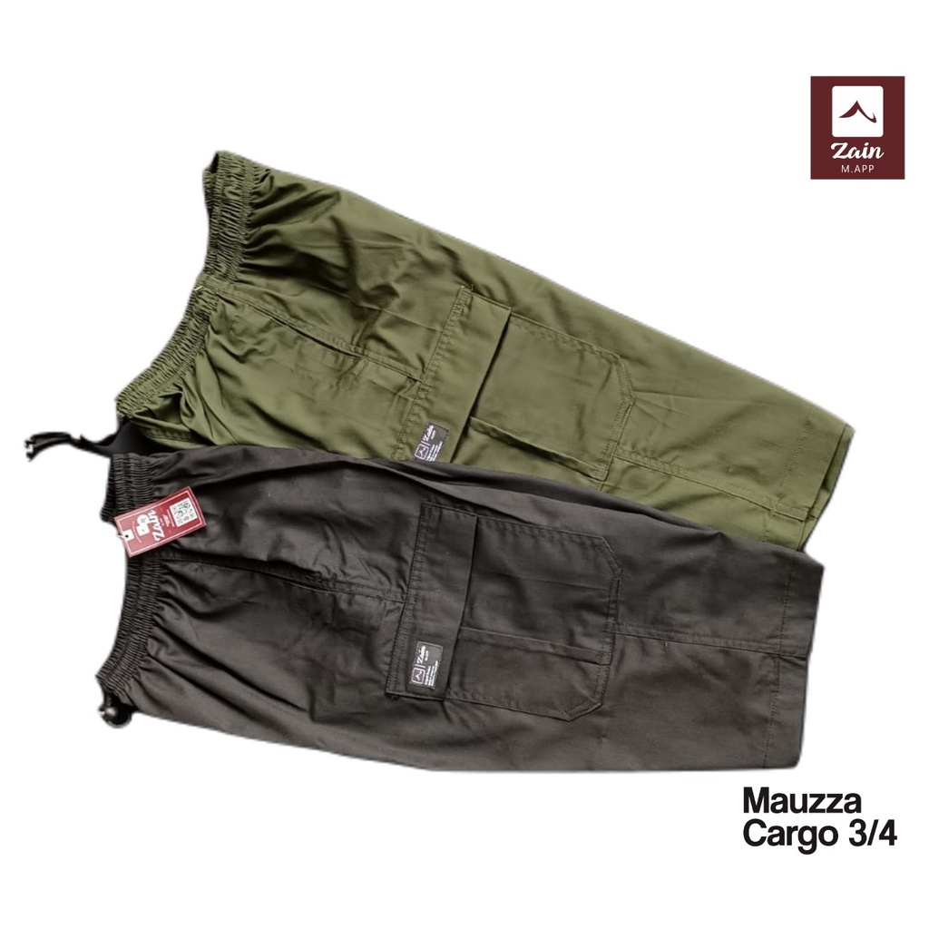 Sirwal Mauzza Cargo 3/4 Celana Pendek Pria Bahan Drill