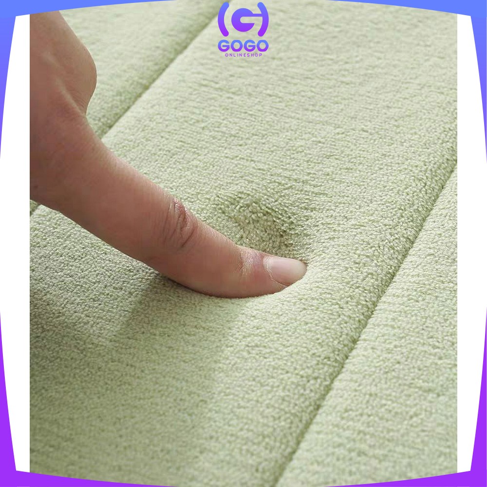 GOGO-C362 (80x60cm) Keset Kaki Anti Slip Bahan Memory Foam / Keset Dapur Anti Slip Menyerap Air / Alas Kaki Keset Kamar Mandi