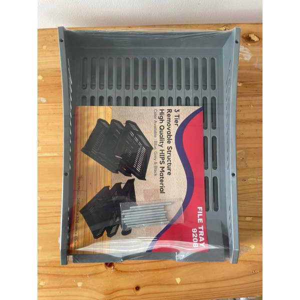 

File Tray 3 Susun Plastik (Tempat Dokumen) Murah Ready