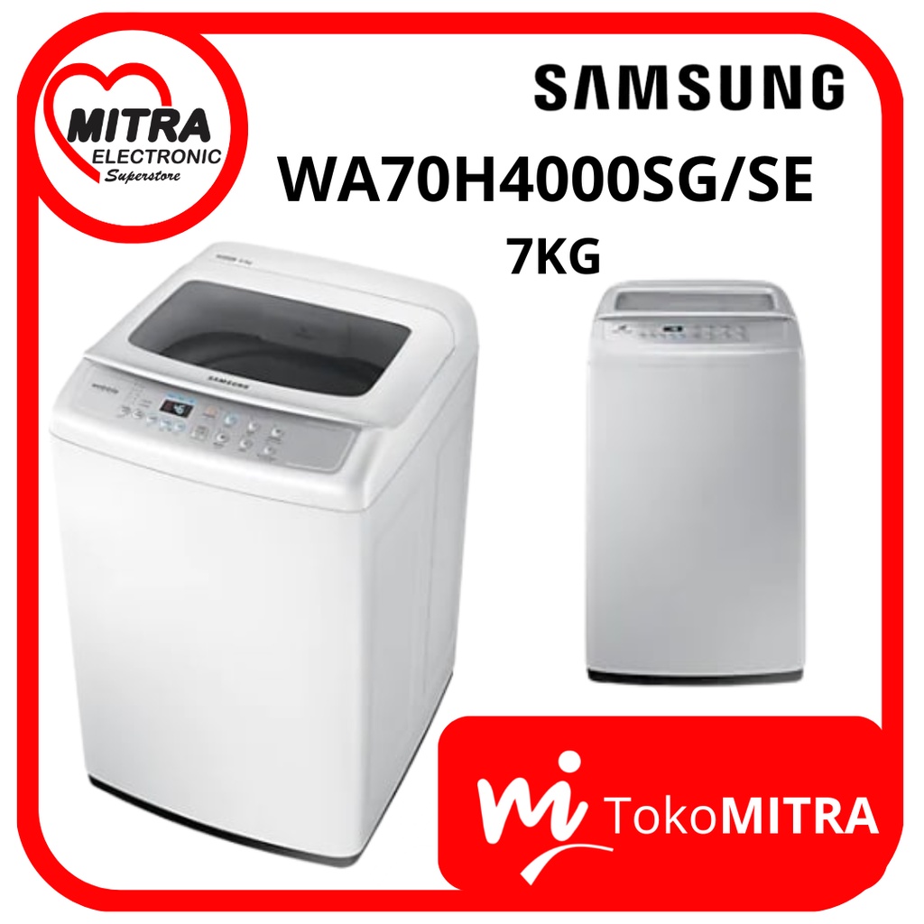 Jual MESIN CUCI SAMSUNG TOP LOADING SAMSUNG WA70H4000SG/SE 7KG | Shopee ...