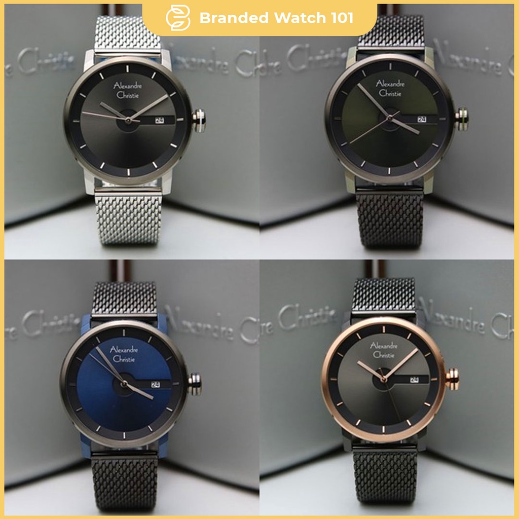 ORIGINAL Jam Tangan Pria Alexandre Christie AC 8633 / AC8633 Garansi Resmi 1 Tahun