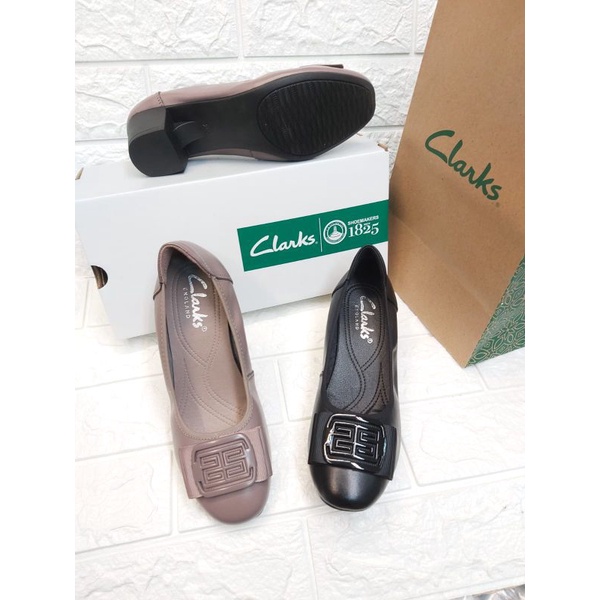 Clarks Heels Shoes RG-2003 / Sepatu Clarks wanita heels