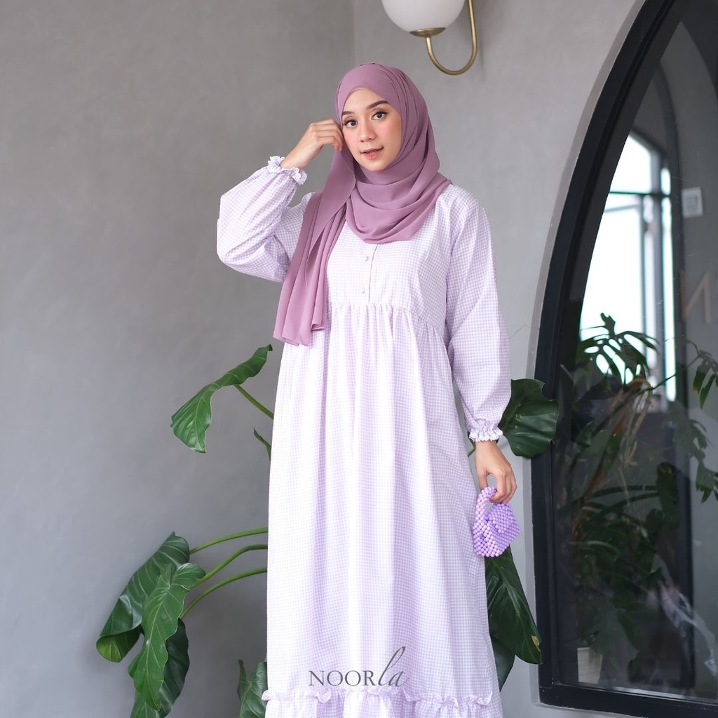 NOORLA - MILA GAMIS  KOTAK SET HIJAB / MAXI DRESS ONE SET