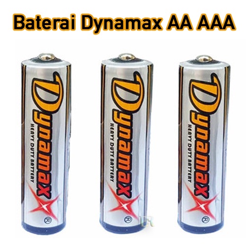 Baterai AA AAA 1.5V Dynamax Cocok Untuk Segala Mainan dan Barang Elektronik Yang Membutuhkan Baterai AAA / AA Not Rechargeable Eco Black Hijau A2 A3 Batre Battery