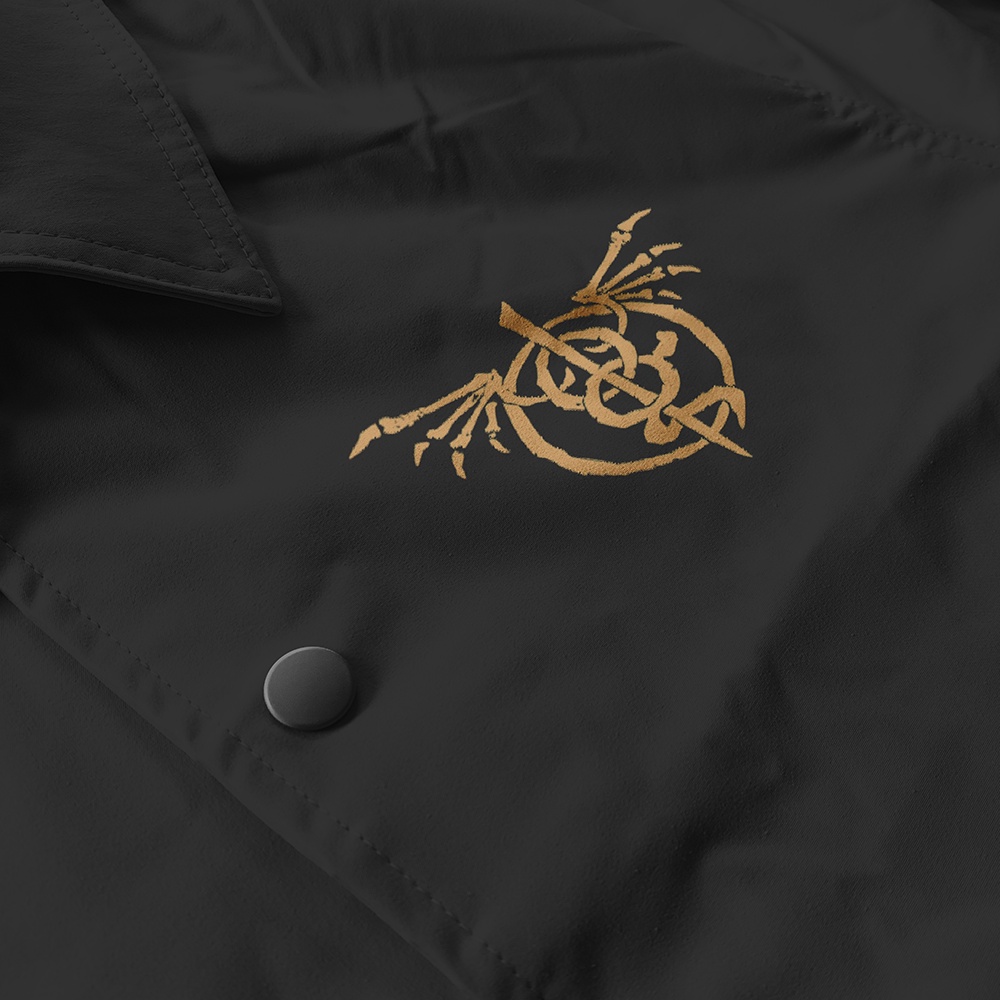 JAKET BAND METAL LAMB OF GOD | COACH JACKET PRIA WANITA BAHAN PARASUT WATERPROOF